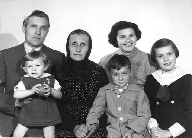 The Toth family in the 1950's